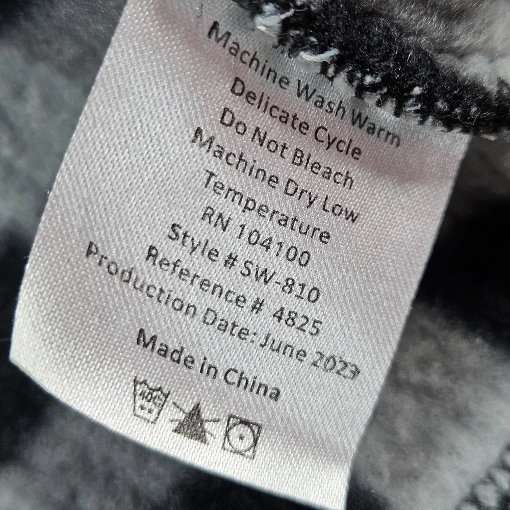 Gioberti Knit Cardigan Sweater Boys 8‎ Gray Full Zip Fleece Quilted Yoke Jacket